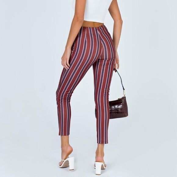 Princess Polly Campbell Pants in Rust Size 8 - Picture 2 of 13